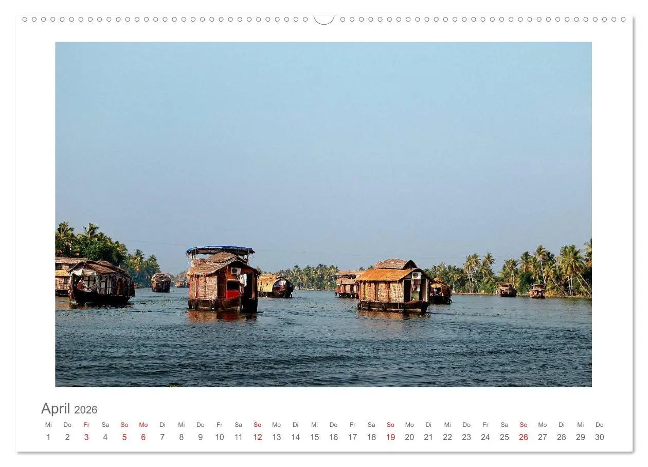 Bild: 9783516227116 | Farbenfrohes Kerala - Eindrücke aus God´s Own Country (Wandkalender...