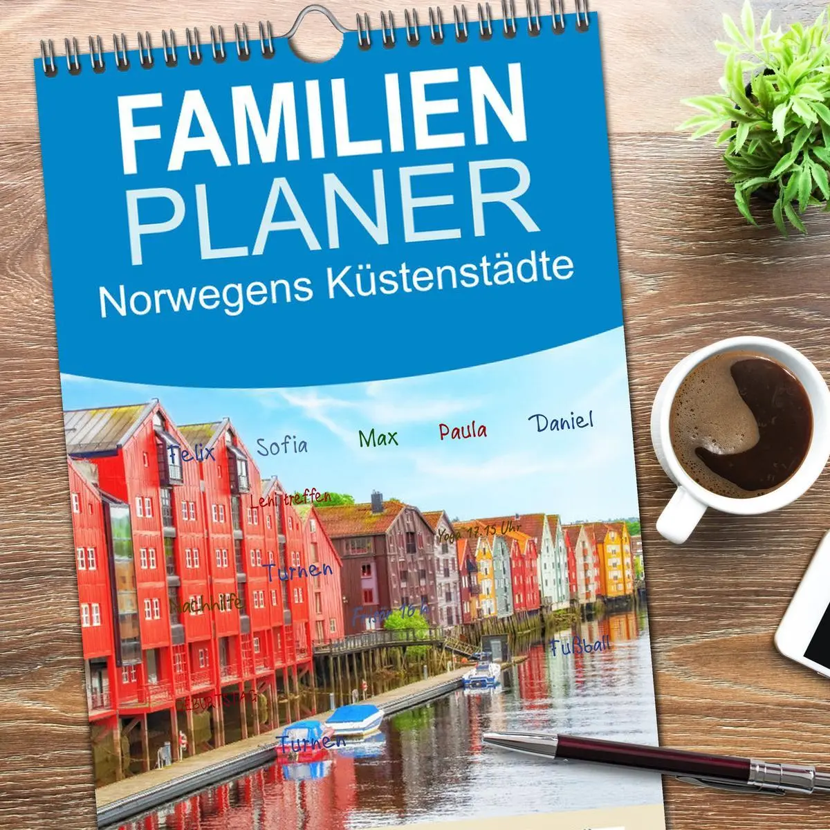 Bild: 9783516607116 | Familienplaner 2026 - Norwegens Küstenstädte mit 5 Spalten...