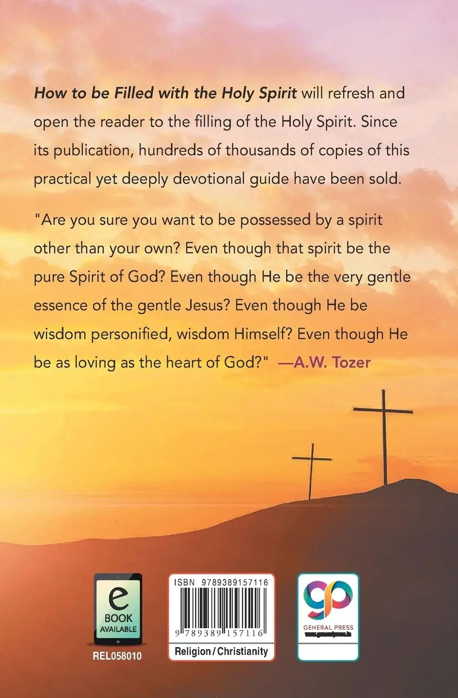 Rückseite: 9789389157116 | How to be filled with the Holy Spirit | A. W. Tozer | Taschenbuch