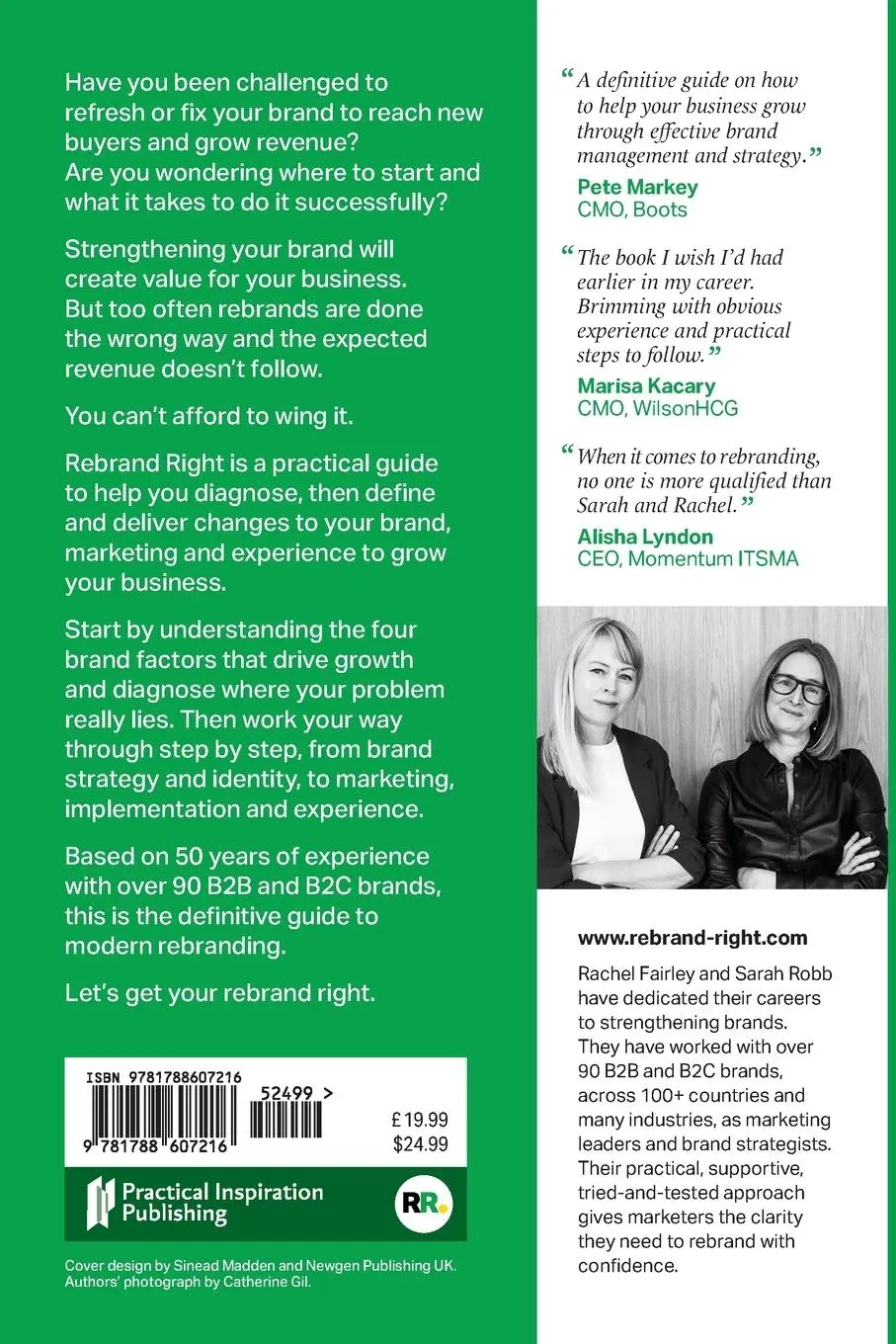 Rückseite: 9781788607216 | Rebrand Right | Rachel Fairley (u. a.) | Taschenbuch | Englisch | 2025