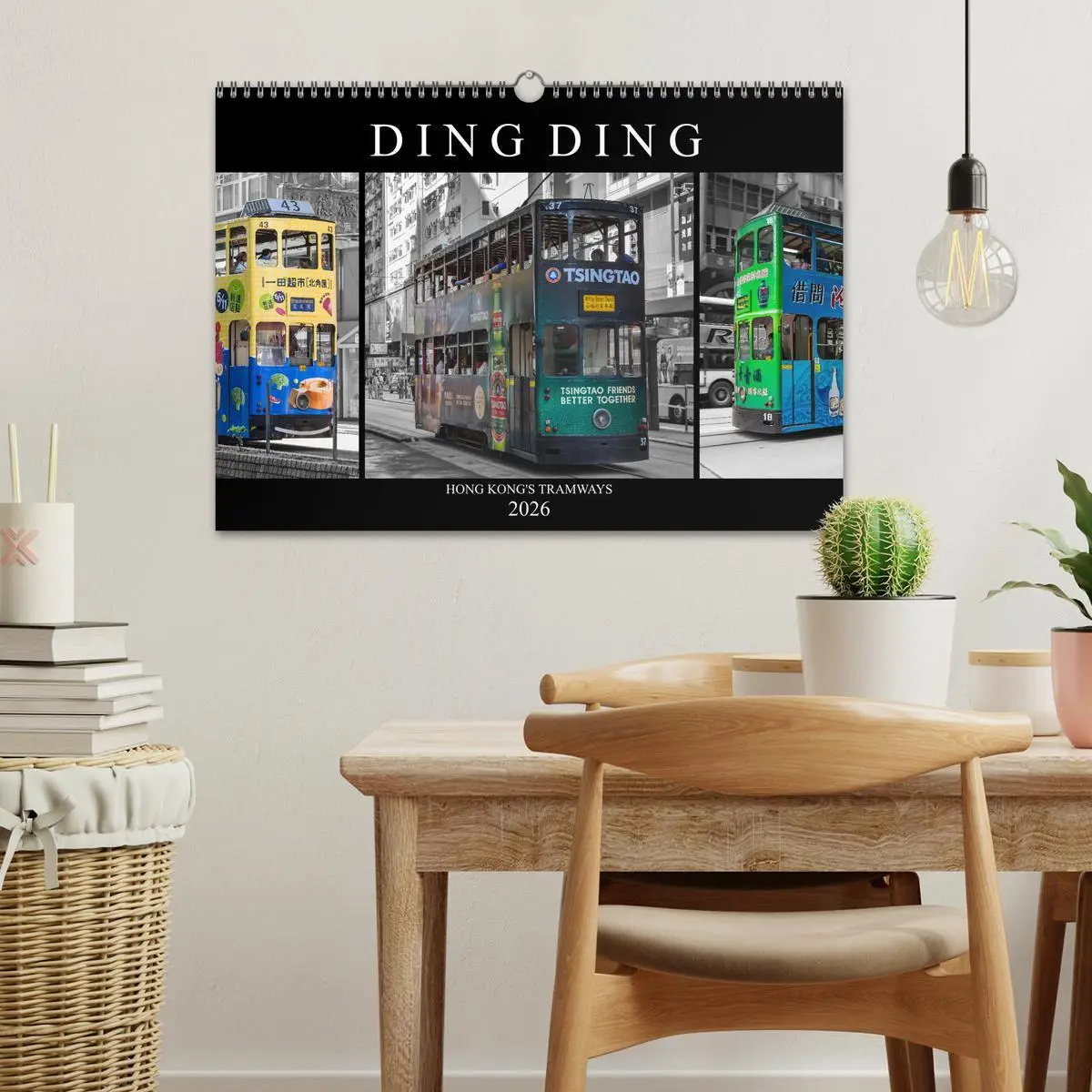 Bild: 9783457747216 | Ding Ding - Hong Kong's Tramways (Wandkalender 2026 DIN A3 quer),...