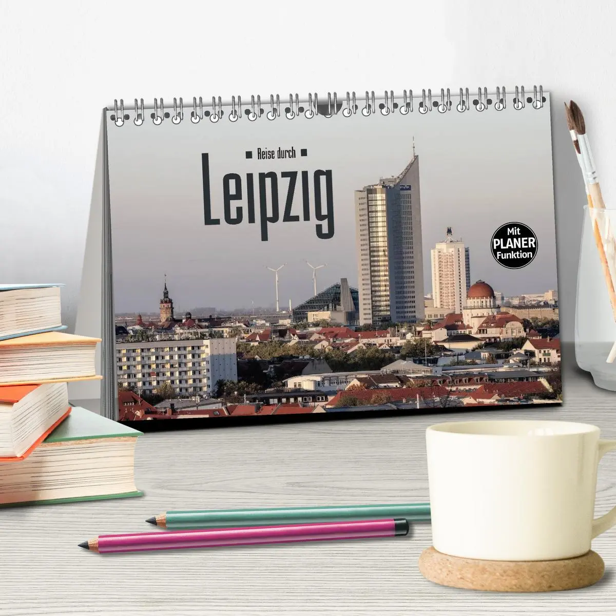 Bild: 9783457987216 | Reise durch Leipzig (Tischkalender 2026 DIN A5 quer), CALVENDO...