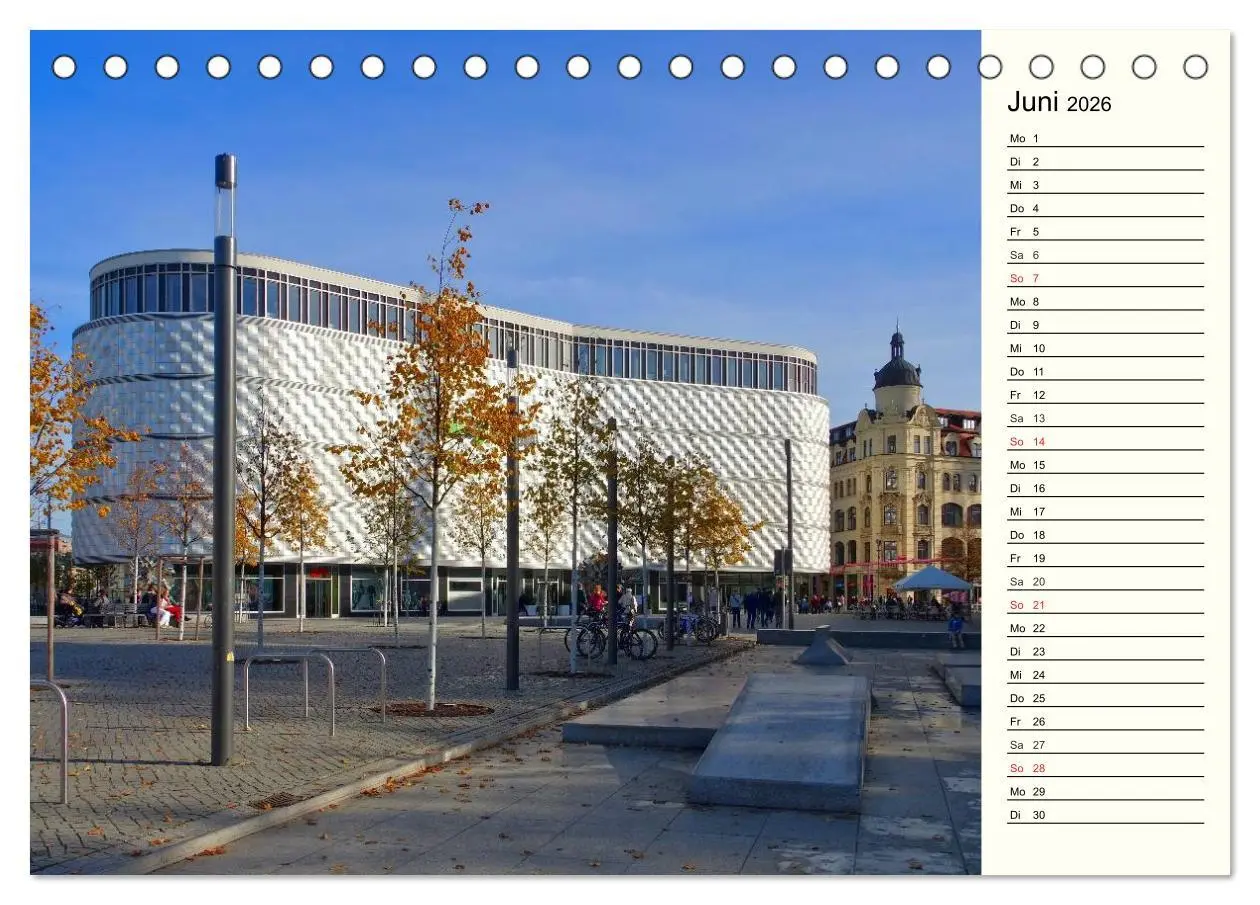 Bild: 9783457987216 | Reise durch Leipzig (Tischkalender 2026 DIN A5 quer), CALVENDO...