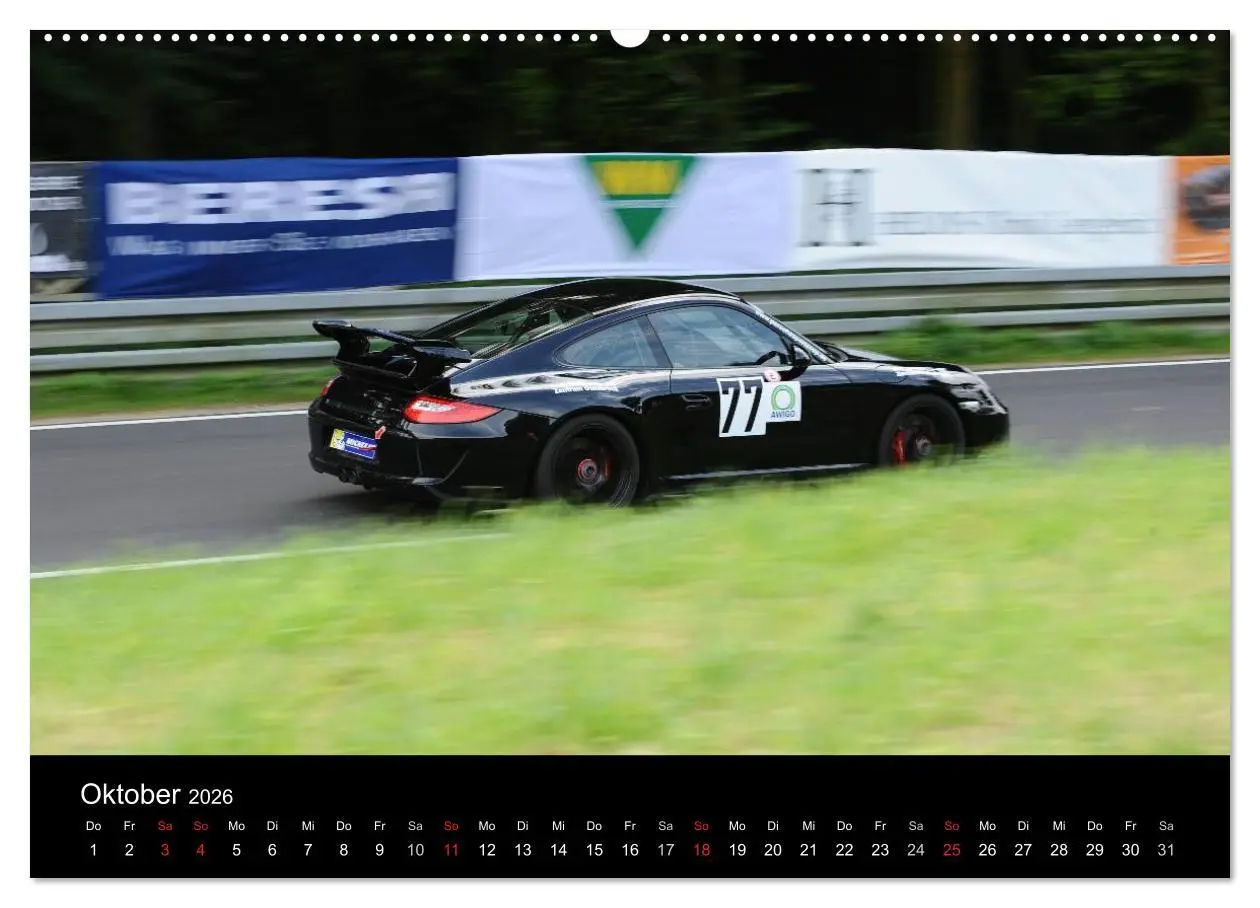 Bild: 9783516077216 | Bergrennen und Rallye im Porsche (Wandkalender 2026 DIN A2 quer),...