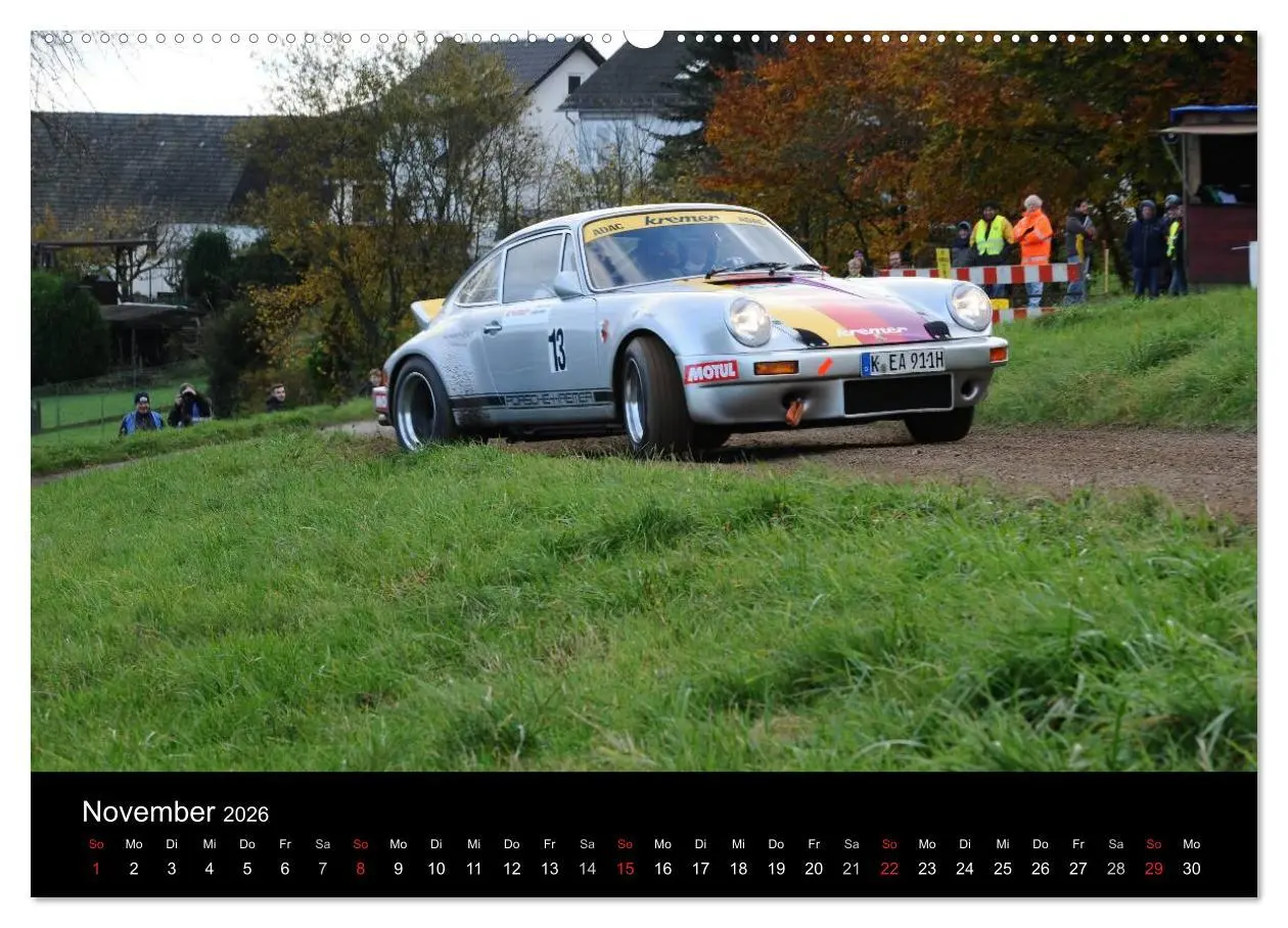 Bild: 9783516077216 | Bergrennen und Rallye im Porsche (Wandkalender 2026 DIN A2 quer),...