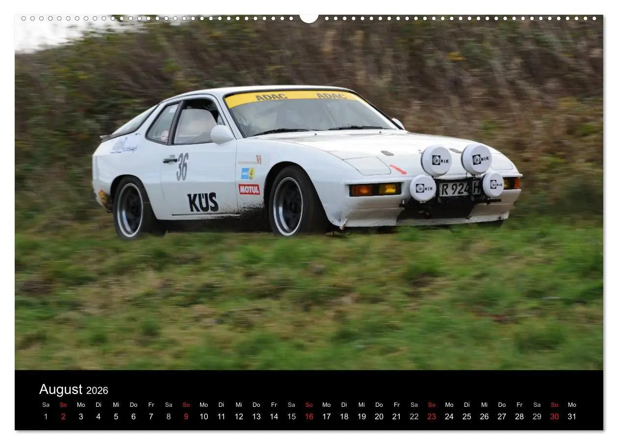 Bild: 9783516077216 | Bergrennen und Rallye im Porsche (Wandkalender 2026 DIN A2 quer),...
