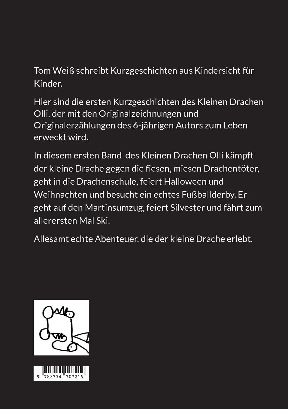 Rückseite: 9783734707216 | Die Abenteuer vom Kleinen Drachen Olli | Tom Weiß | Taschenbuch | 2023