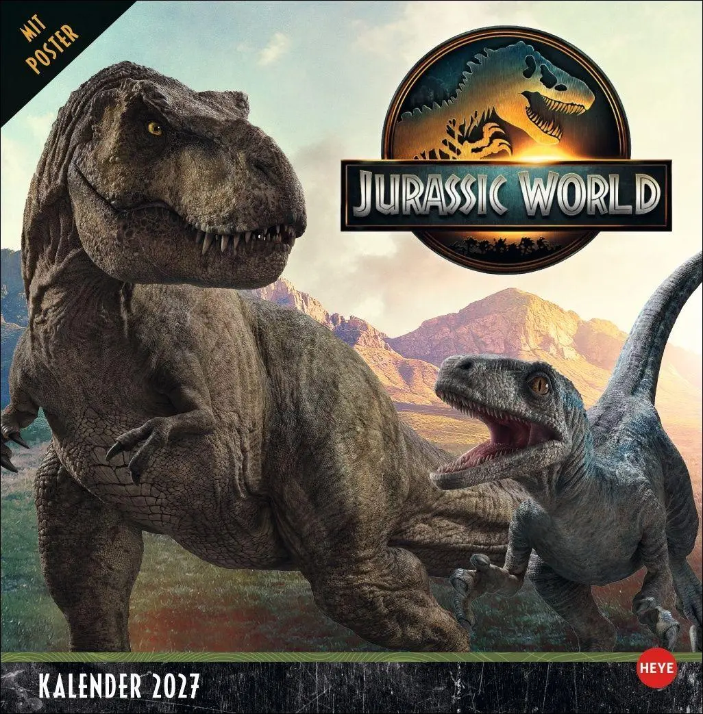Cover: 9783756417216 | Jurassic World Broschurkalender 2027 | Kalender | 28 S. | Deutsch