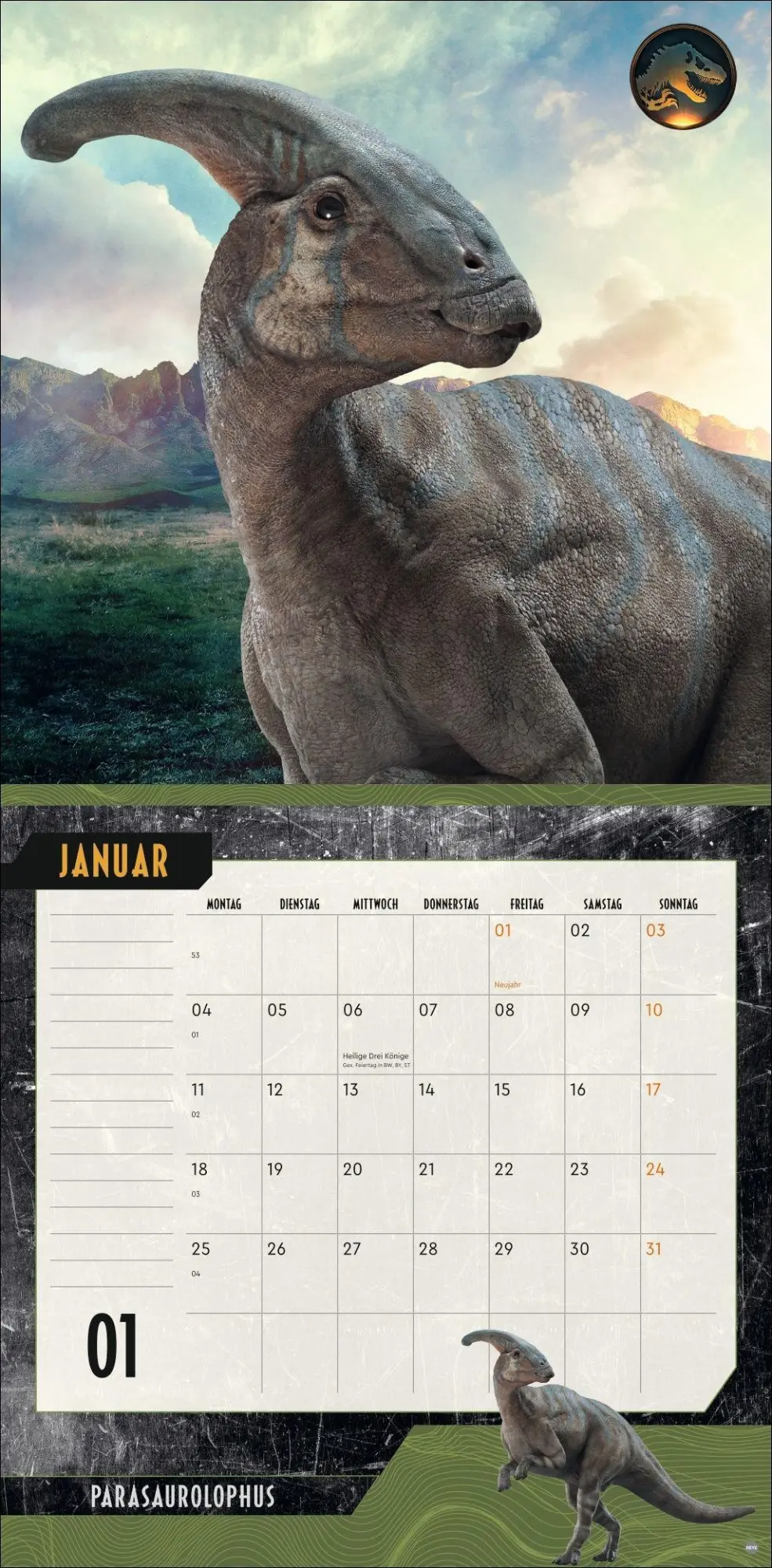 Bild: 9783756417216 | Jurassic World Broschurkalender 2027 | Kalender | 28 S. | Deutsch