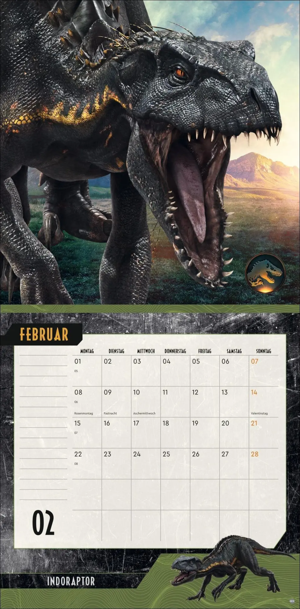 Bild: 9783756417216 | Jurassic World Broschurkalender 2027 | Kalender | 28 S. | Deutsch