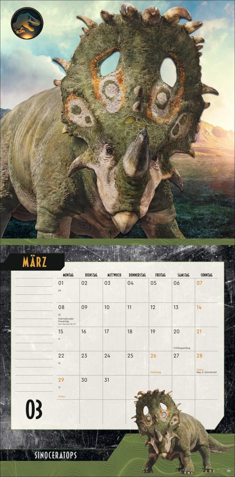Bild: 9783756417216 | Jurassic World Broschurkalender 2027 | Kalender | 28 S. | Deutsch