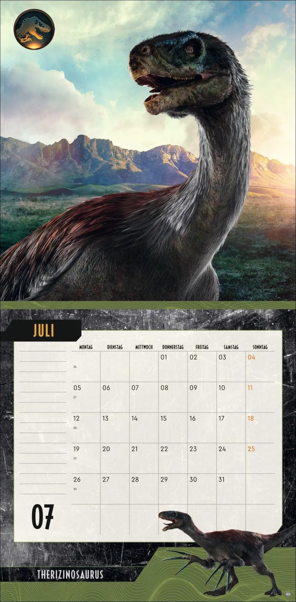 Bild: 9783756417216 | Jurassic World Broschurkalender 2027 | Kalender | 28 S. | Deutsch