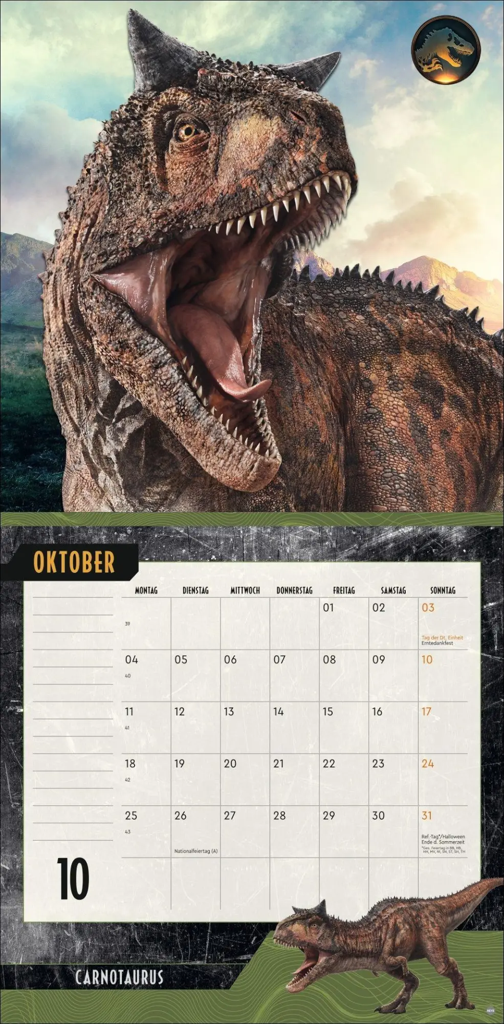 Bild: 9783756417216 | Jurassic World Broschurkalender 2027 | Kalender | 28 S. | Deutsch