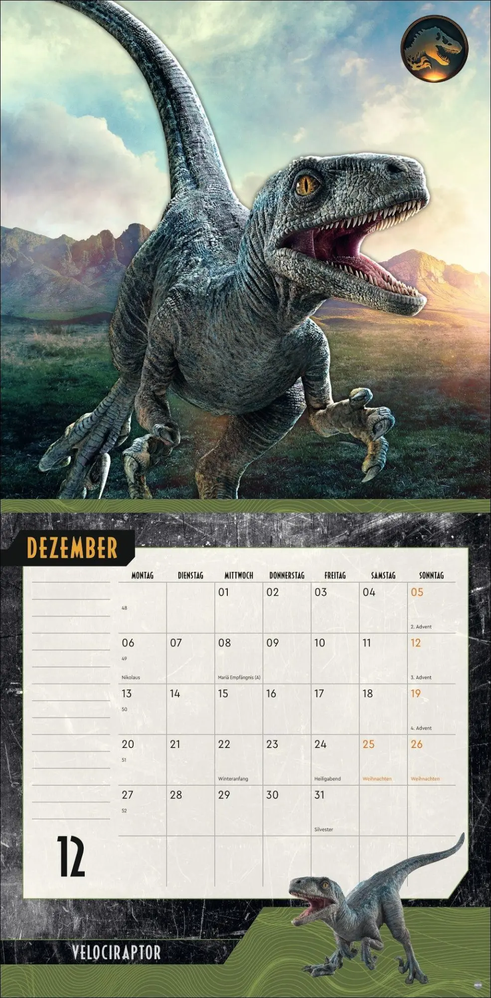 Bild: 9783756417216 | Jurassic World Broschurkalender 2027 | Kalender | 28 S. | Deutsch