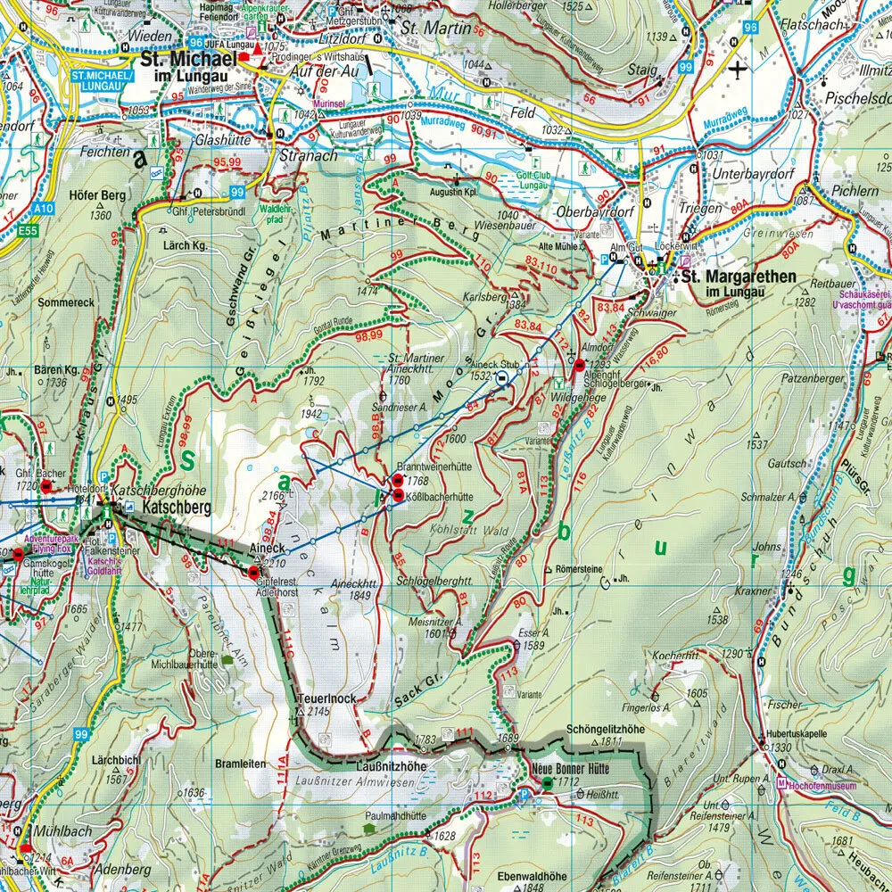 Rückseite: 9783850847216 | Liesertal, Maltatal, Millstätter See, Spittal an der Drau,...
