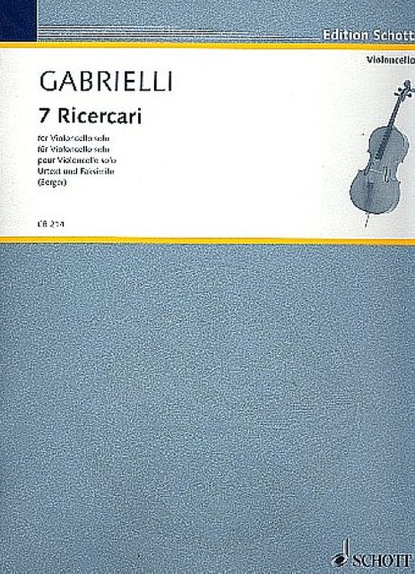 Cover: 9790001157216 | 7 Ricercari | Domenico Gabrielli | Buch | 48 S. | Deutsch | 2009