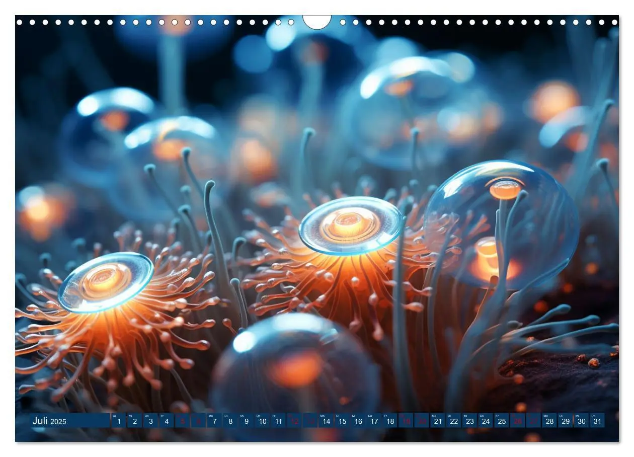 Bild: 9783383867316 | Mikroskopisch niedlich (Wandkalender 2025 DIN A3 quer), CALVENDO...