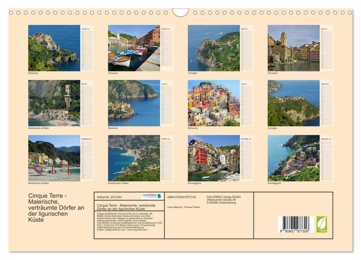 Bild: 9783457977316 | Cinque Terre - Malerische, verträumte Dörfer an der ligurischen...