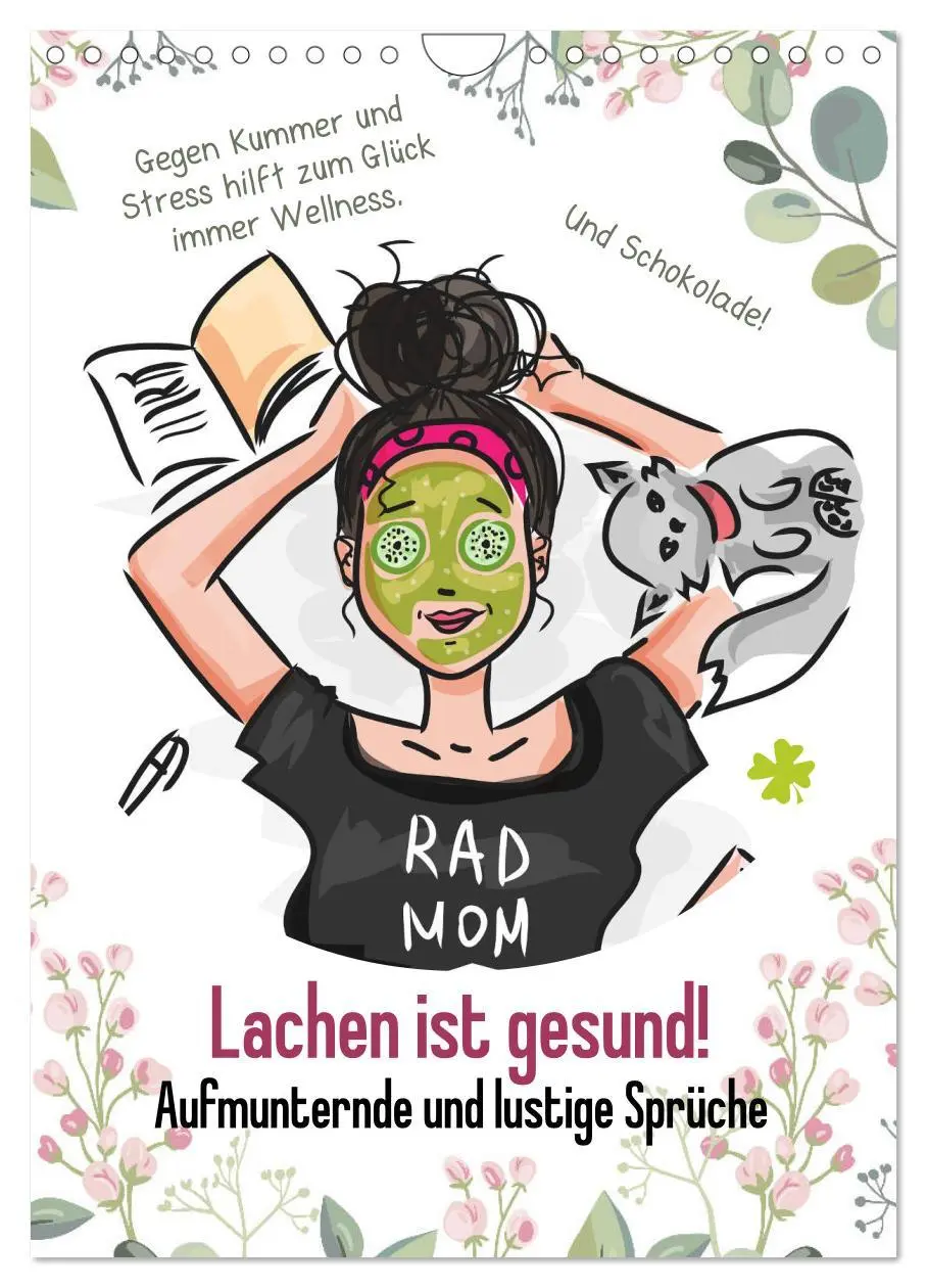 Cover: 9783516377316 | Lachen ist gesund! Aufmunternde und lustige Sprüche (Wandkalender...