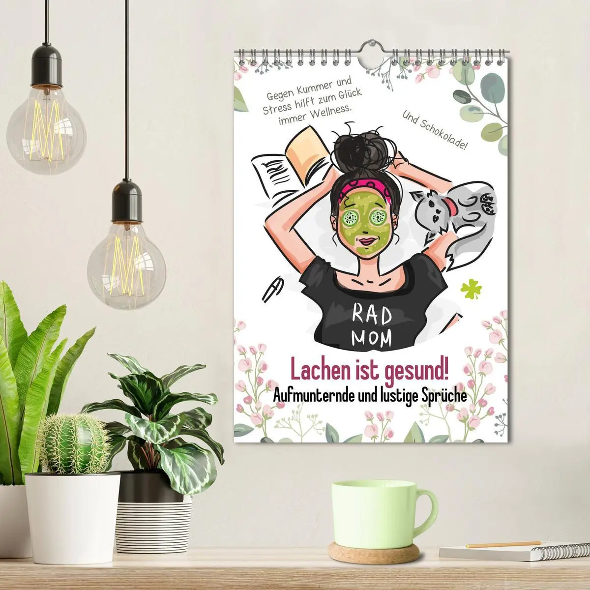 Bild: 9783516377316 | Lachen ist gesund! Aufmunternde und lustige Sprüche (Wandkalender...