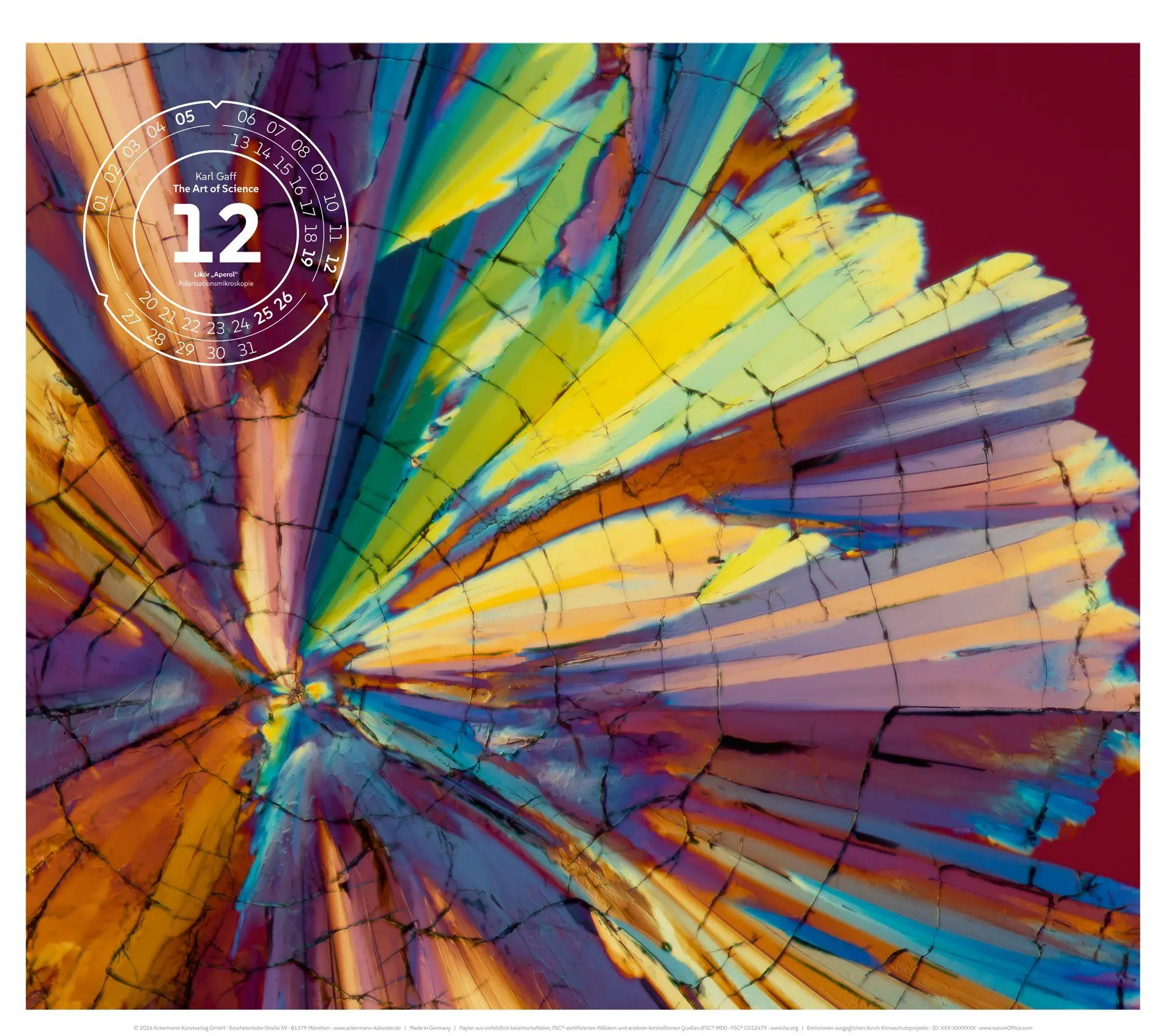 Bild: 9783838437316 | The Art of Science Kalender 2027 Faszinierend-irisierende...