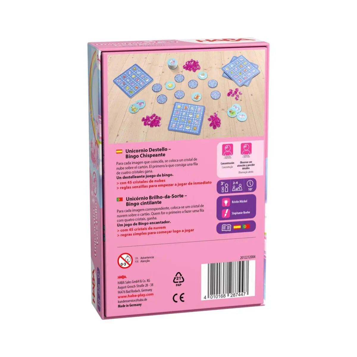 Bild: 4010168287416 | Einhorn Glitzerglück - Funkelbingo | Kristin Dittmann | Spiel | 2025