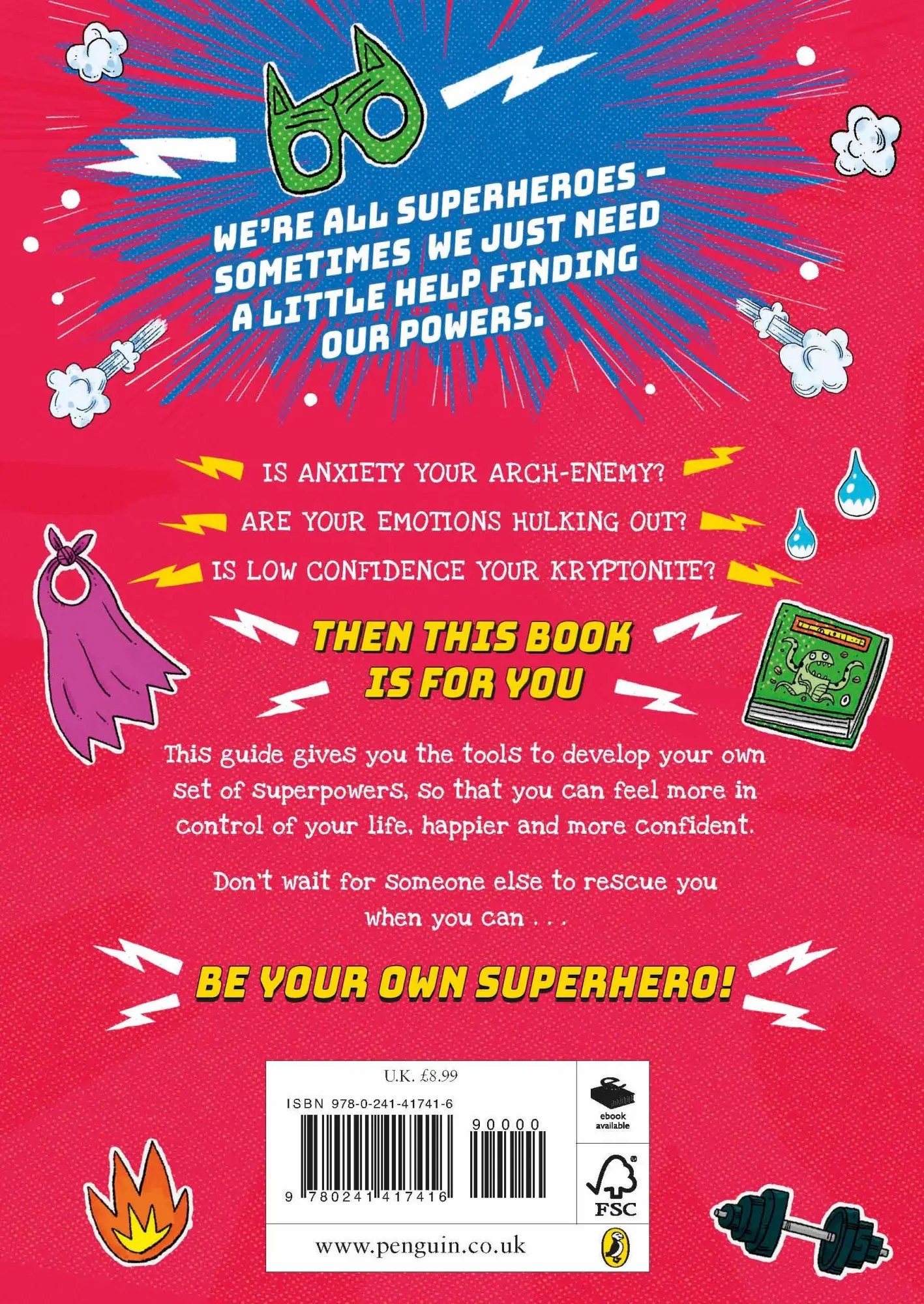 Rückseite: 9780241417416 | Be Your Own Superhero | Unlock Your Powers. Unleash Your Awesome.