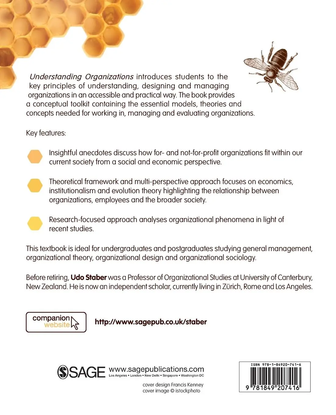 Rückseite: 9781849207416 | Understanding Organizations | Udo Staber | Taschenbuch | Englisch