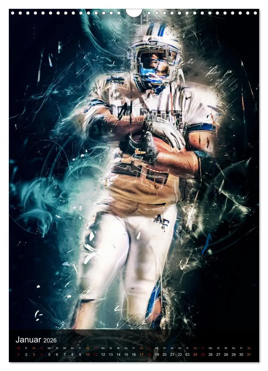 Bild: 9783516367416 | American Football - einfach faszinierend (Wandkalender 2026 DIN A3...