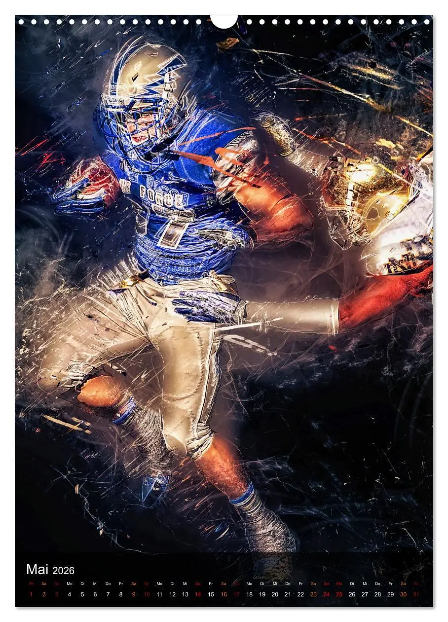 Bild: 9783516367416 | American Football - einfach faszinierend (Wandkalender 2026 DIN A3...
