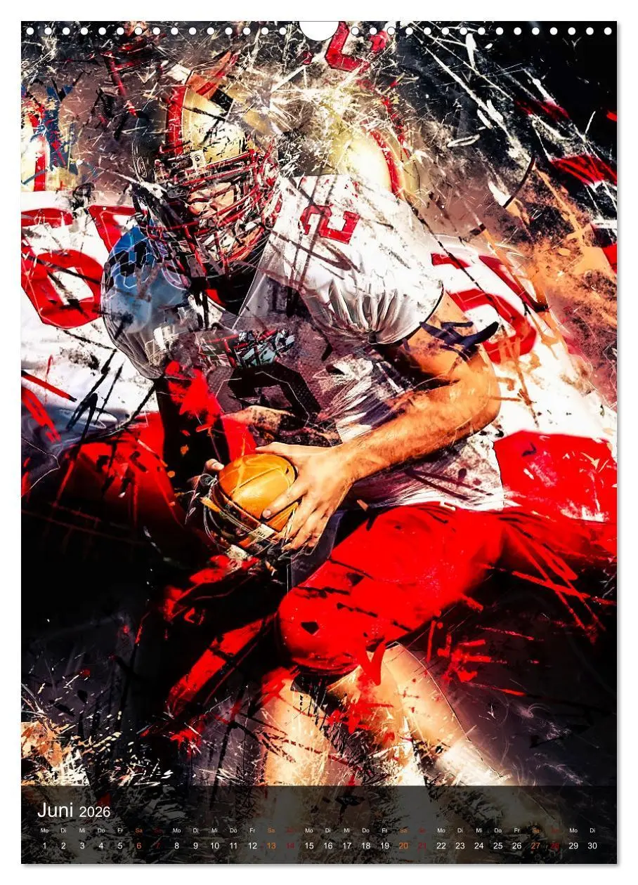 Bild: 9783516367416 | American Football - einfach faszinierend (Wandkalender 2026 DIN A3...