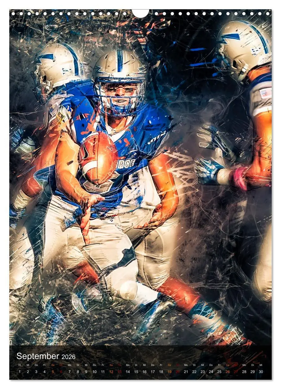 Bild: 9783516367416 | American Football - einfach faszinierend (Wandkalender 2026 DIN A3...
