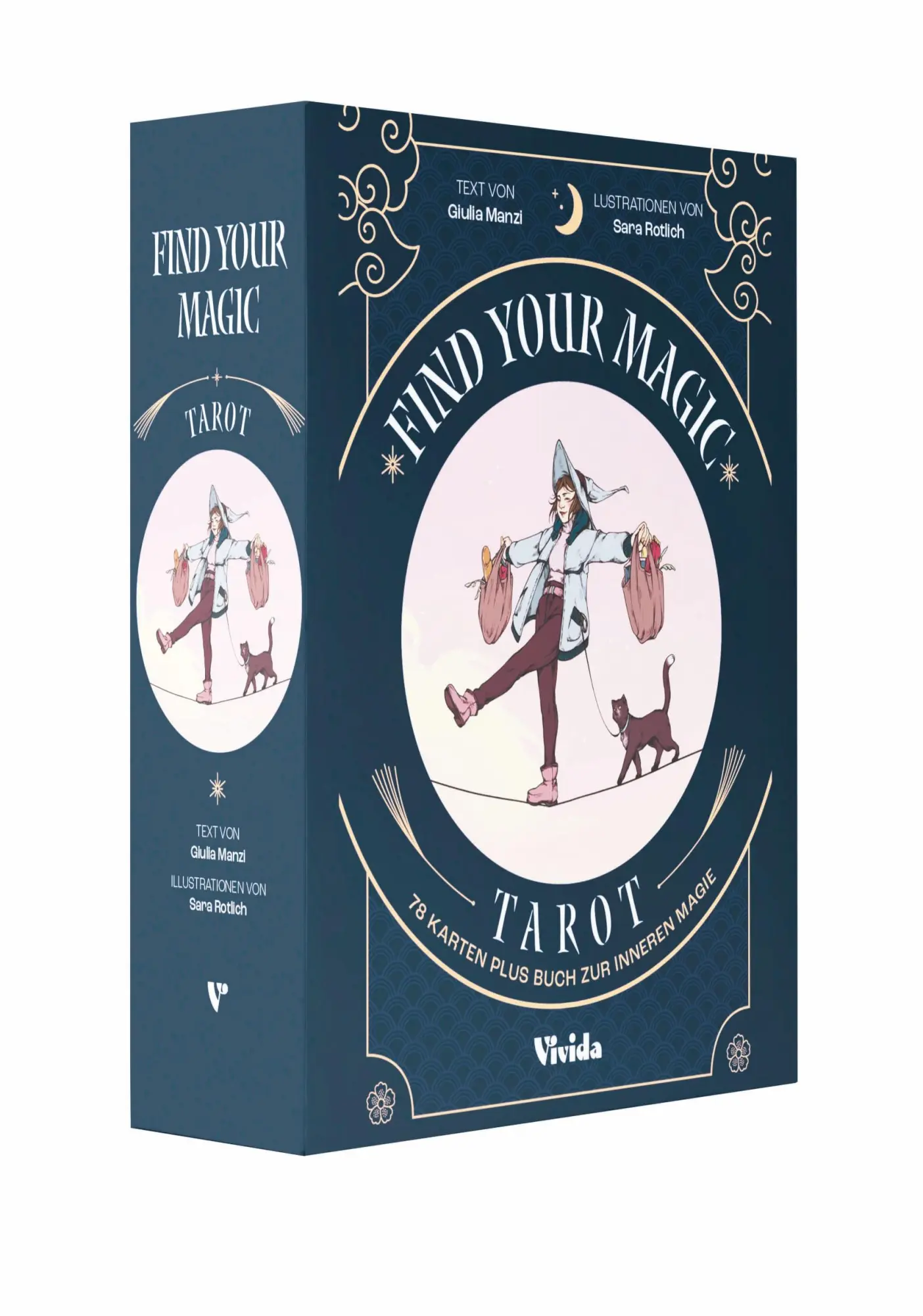 Cover: 9788863127416 | Find Your Magic | Tarot 78 Karten plus Buch zur inneren Magie | Manzi