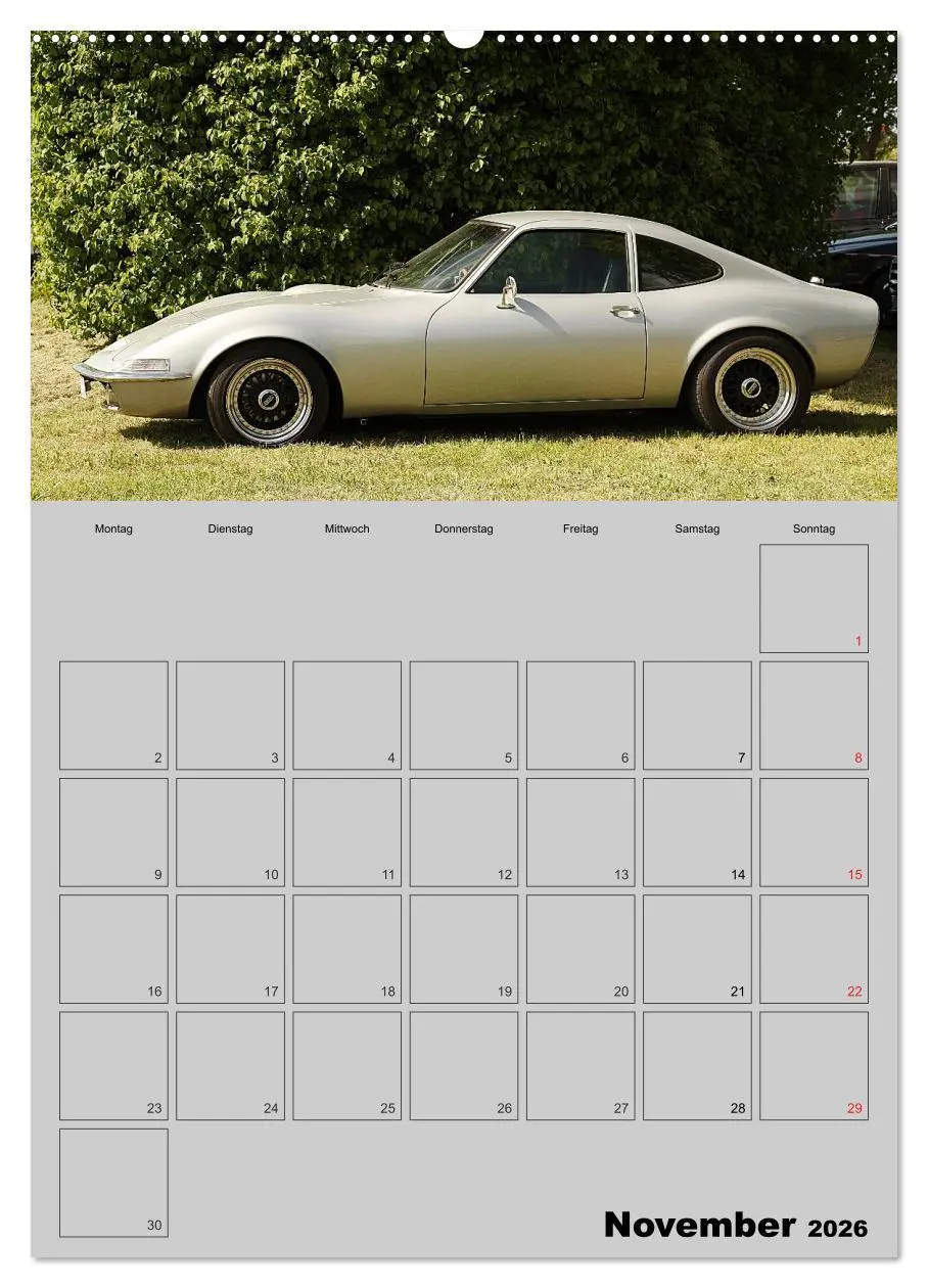 Bild: 9783516427516 | Opel GT Terminplaner (hochwertiger Premium Wandkalender 2026 DIN A2...