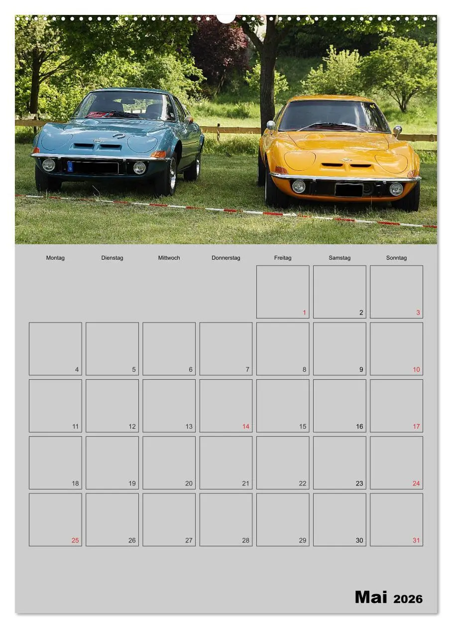 Bild: 9783516427516 | Opel GT Terminplaner (hochwertiger Premium Wandkalender 2026 DIN A2...