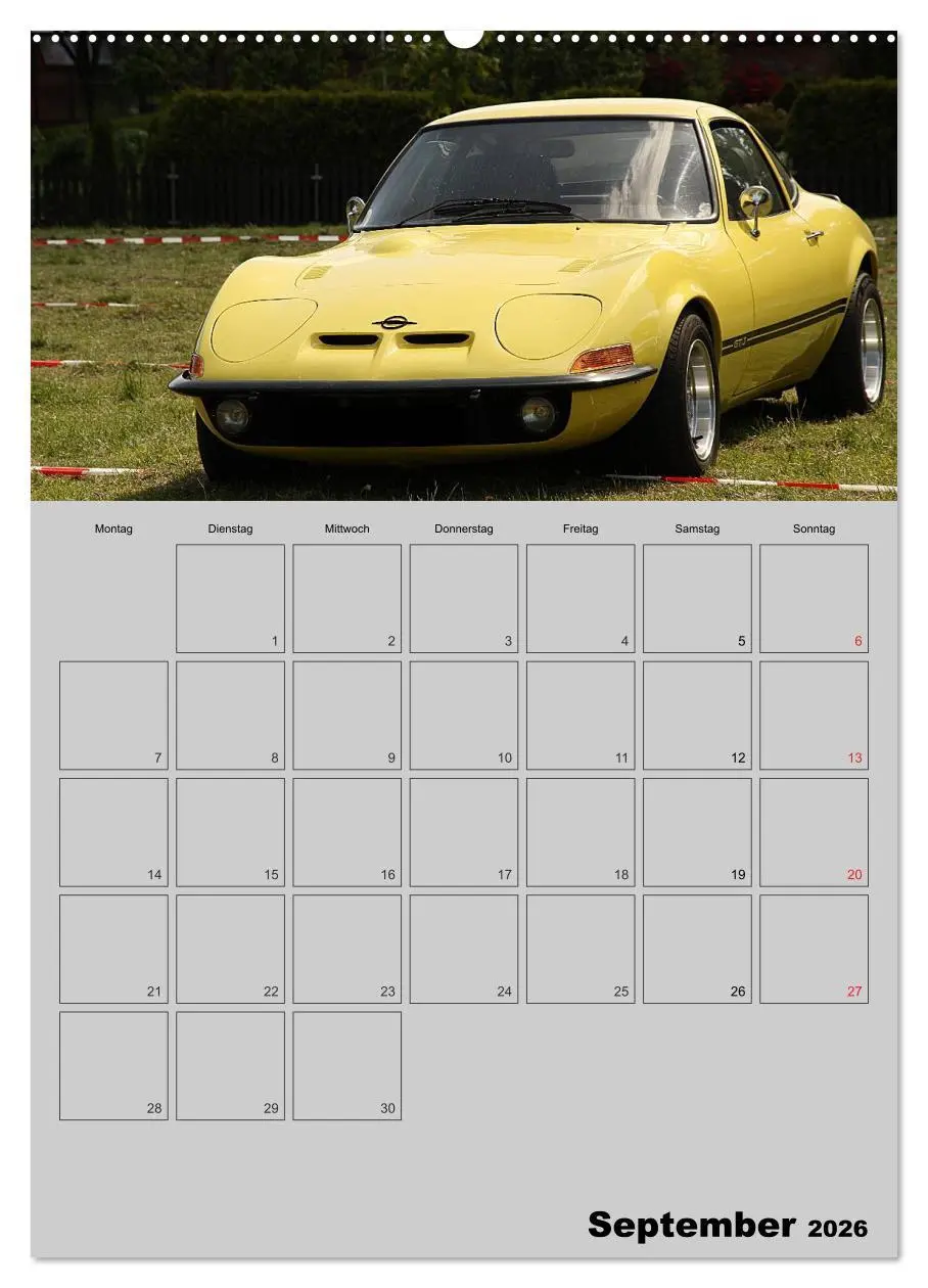 Bild: 9783516427516 | Opel GT Terminplaner (hochwertiger Premium Wandkalender 2026 DIN A2...