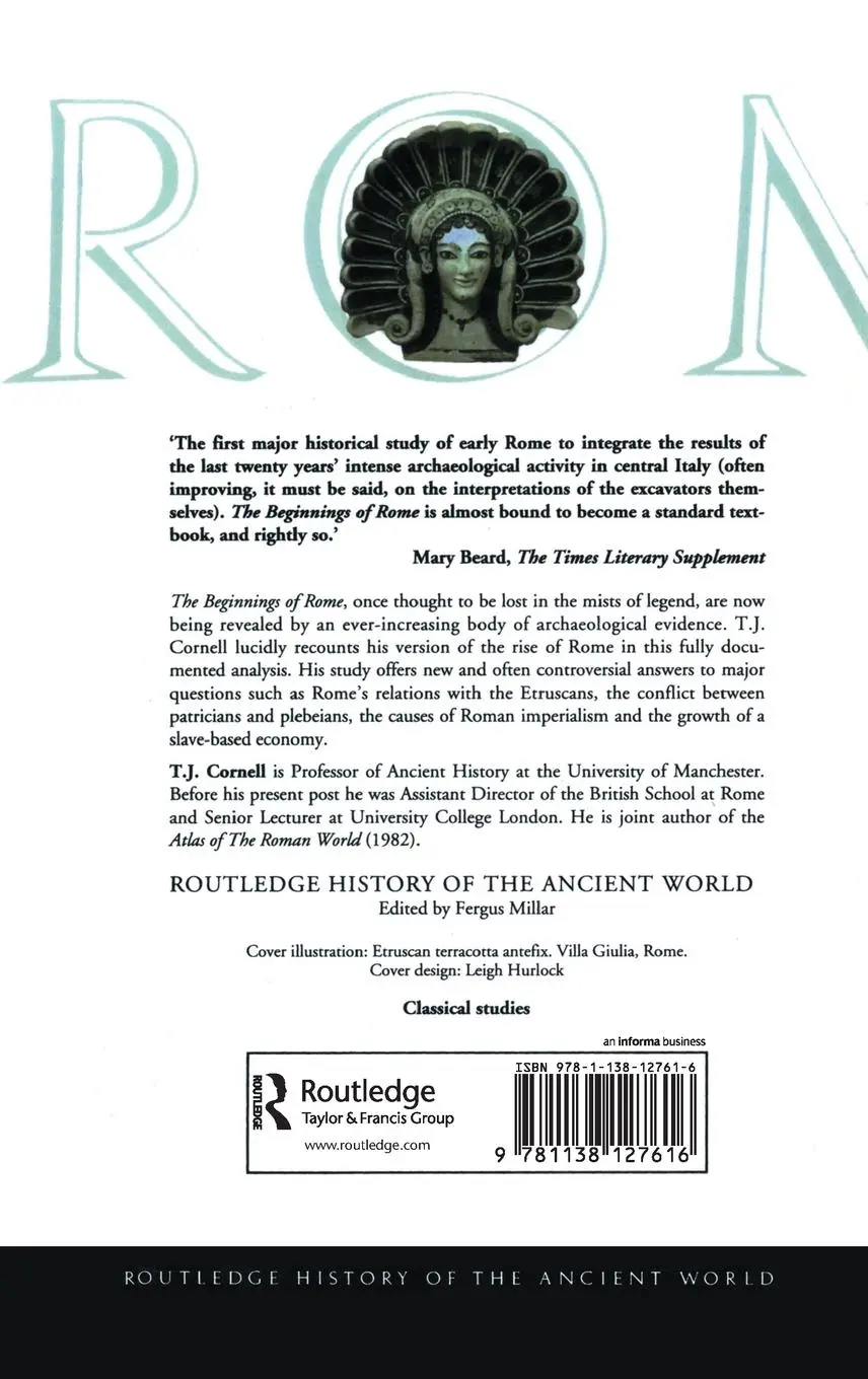 Rückseite: 9781138127616 | The Beginnings of Rome | Tim Cornell | Buch | Englisch | 2015