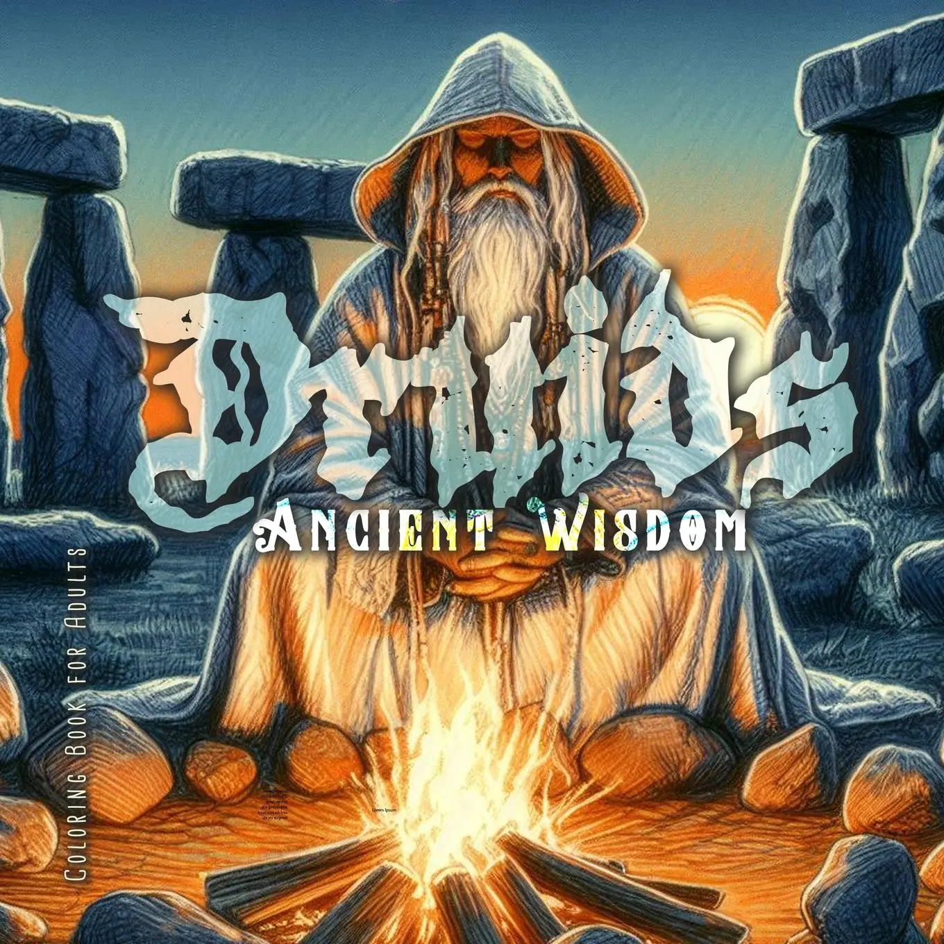 Cover: 9781965017616 | Ancient Wisdom Druids Coloring Book for Adults | Monsoon Publishing