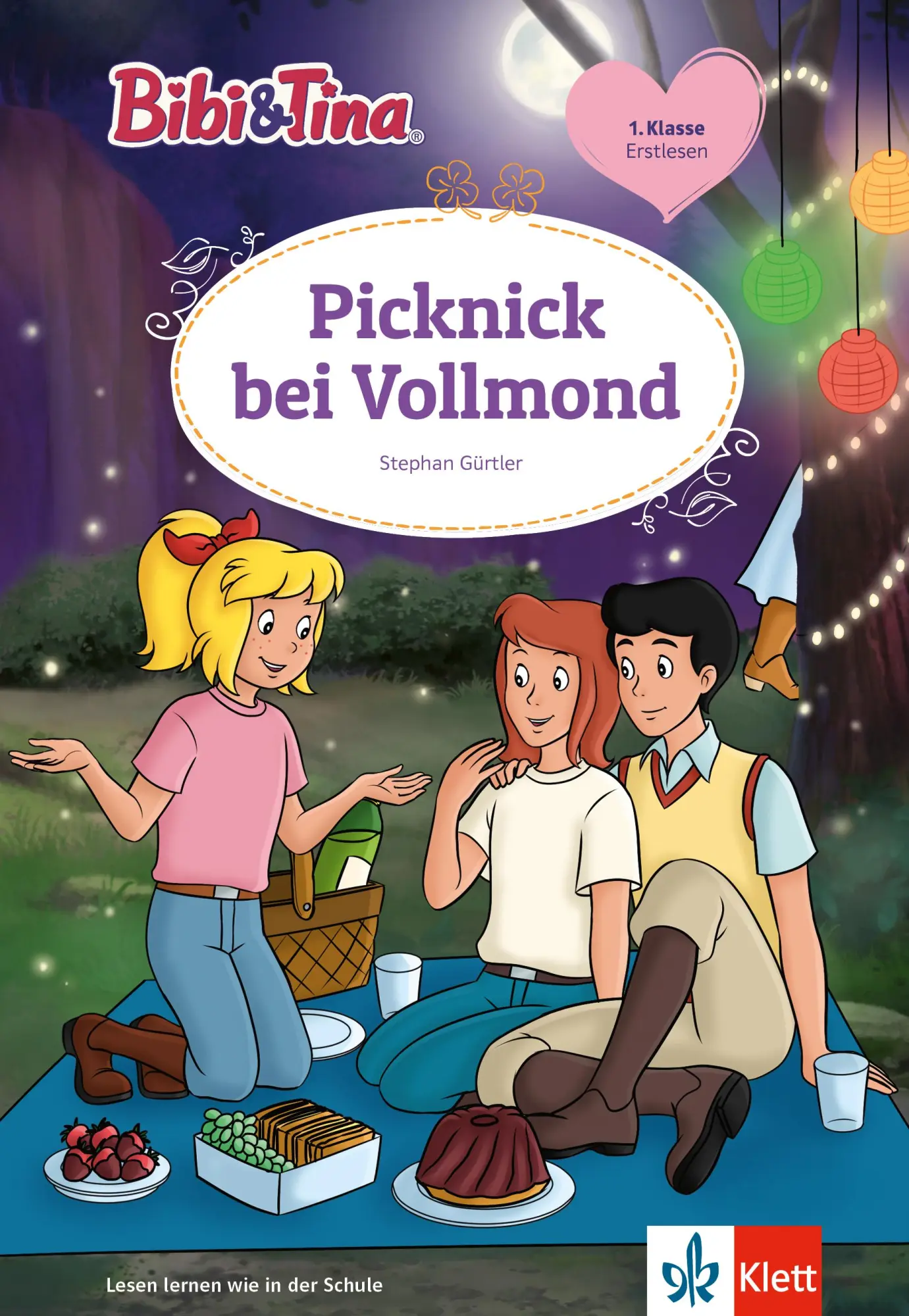 Cover: 9783129497616 | Bibi &amp; Tina: Picknick bei Vollmond | Erstlesen 1. Klasse, ab 6 Jahren