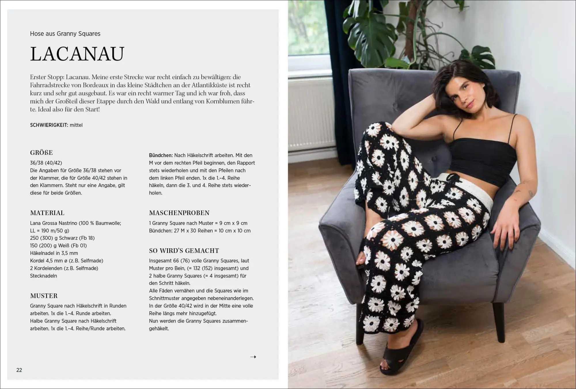 Bild: 9783841067616 | Black &amp; White häkeln | Elegante Mode und Home-Deko in Schwarz-Weiß