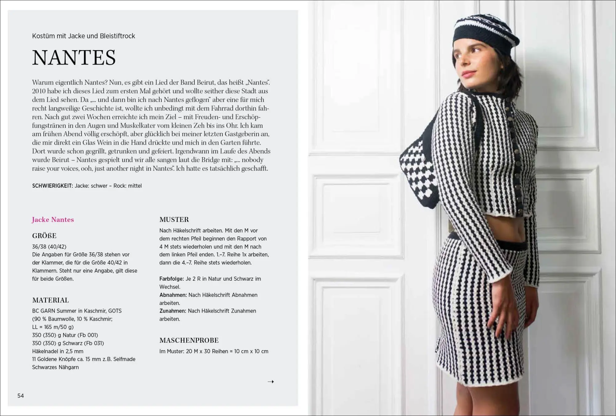 Bild: 9783841067616 | Black &amp; White häkeln | Elegante Mode und Home-Deko in Schwarz-Weiß