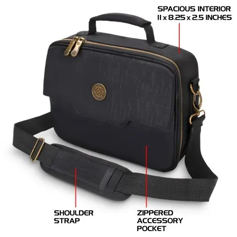Cover: 637836607716 | ENHANCE MTG Card Box Storage Case - Deck Holder Card Carrying Case Bag