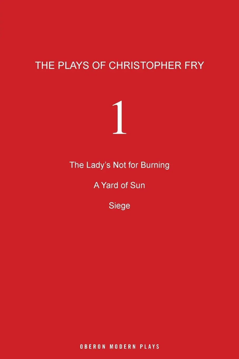 Cover: 9781840027716 | Fry | Plays One | Christopher Fry | Taschenbuch | Englisch | 2007
