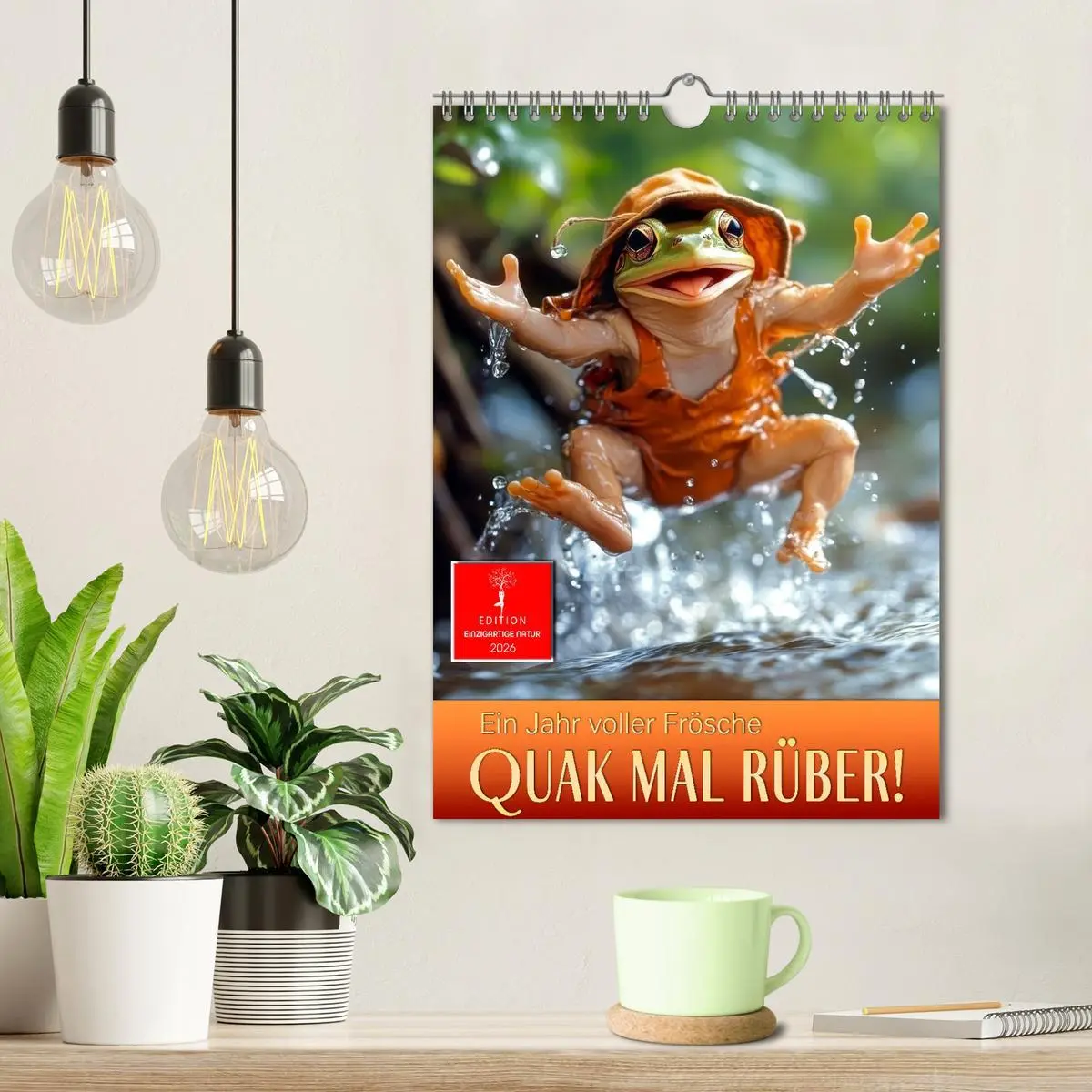 Bild: 9783457247716 | Quak mal rüber - ein Jahr voller Frösche (Wandkalender 2026 DIN A4...