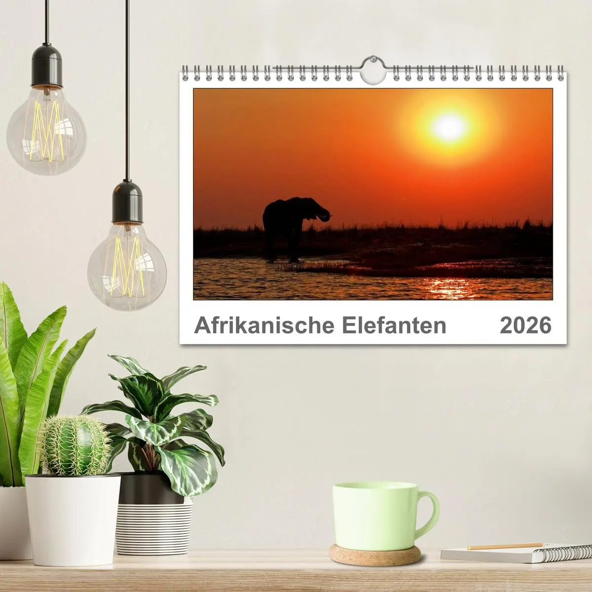 Bild: 9783516197716 | Afrikanische Elefanten (Wandkalender 2026 DIN A4 quer), CALVENDO...