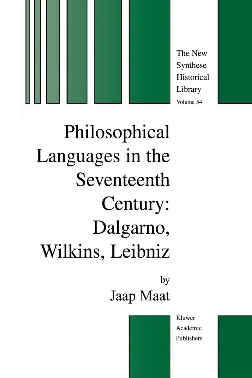 Cover: 9789401037716 | Philosophical Languages in the Seventeenth Century | Jaap Maat | Buch