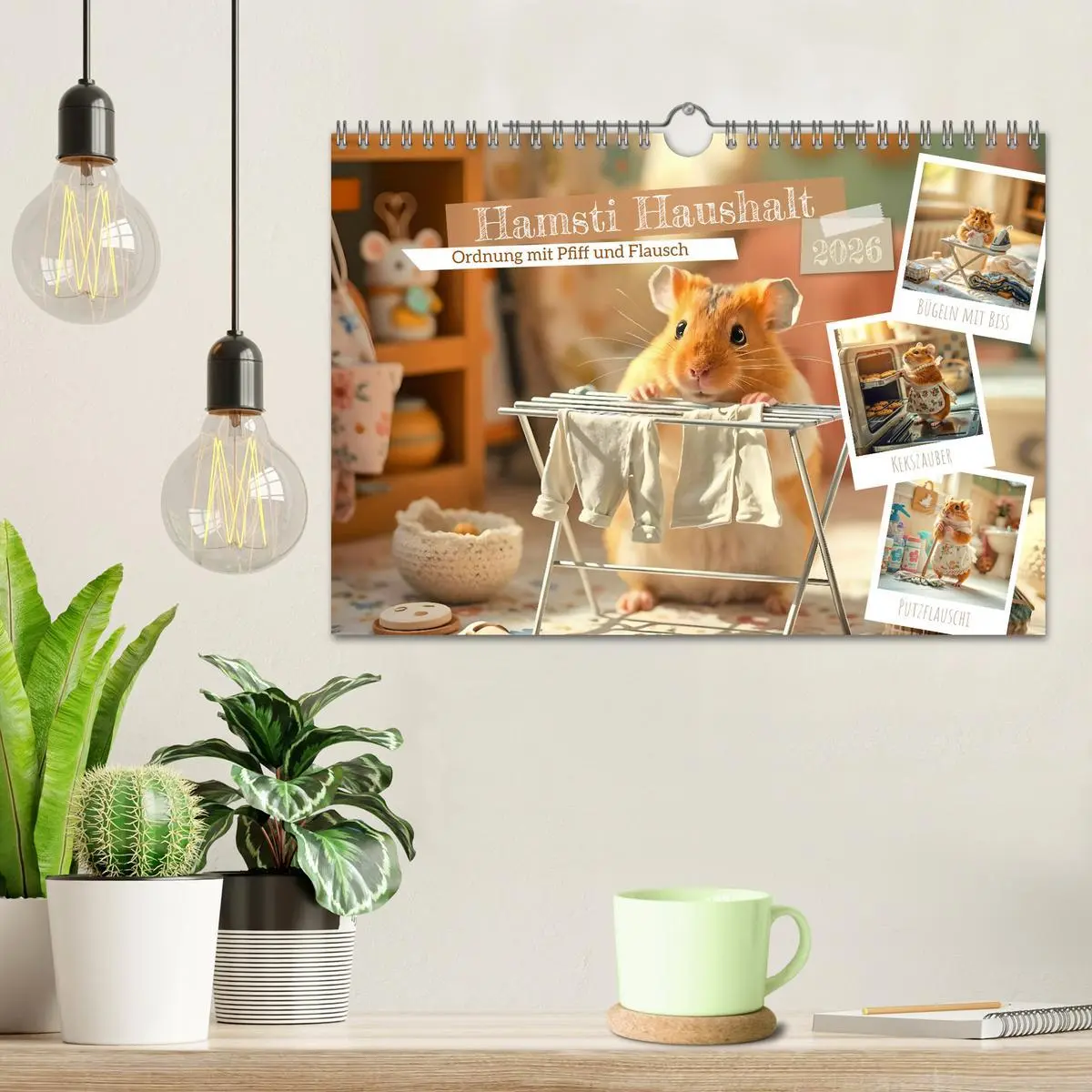 Bild: 9783457307816 | Hamsti Haushalt - Ordnung mit Pfiff und Flausch (Wandkalender 2026...