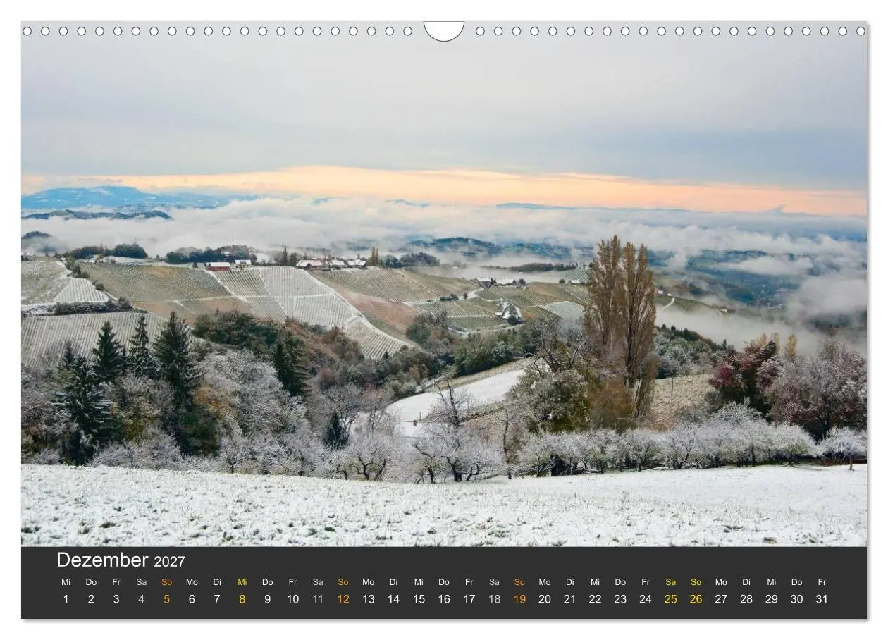 Bild: 9783594167816 | Die Südsteirischen Weinstrasse (Wandkalender 2027 DIN A3 quer),...