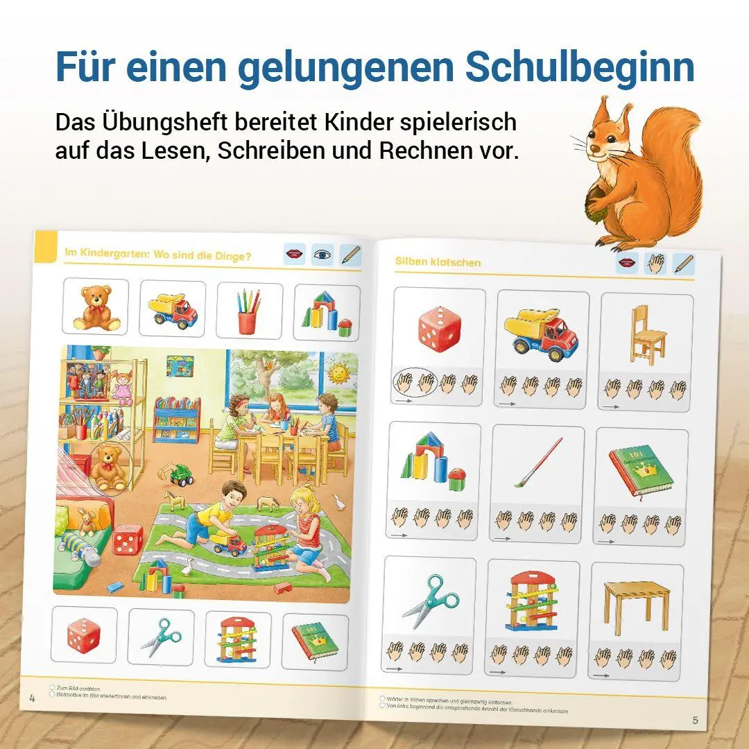 Bild: 9783619147816 | ABC der Tiere - Fit für den Schulbeginn - Übungsheft | Broschüre
