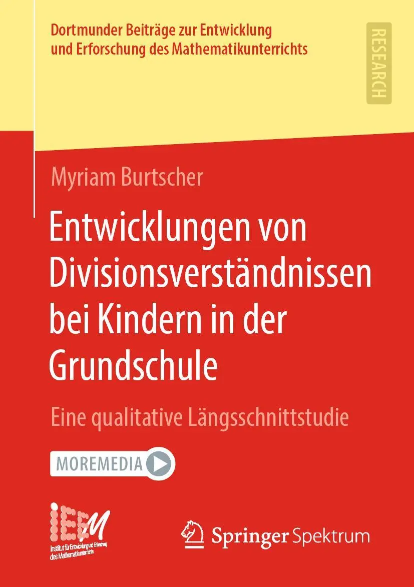 Cover: 9783658377816 | Entwicklungen von Divisionsverständnissen bei Kindern in der...